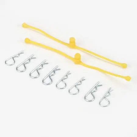 Body Klip Retainers,Yellow (2) 1
