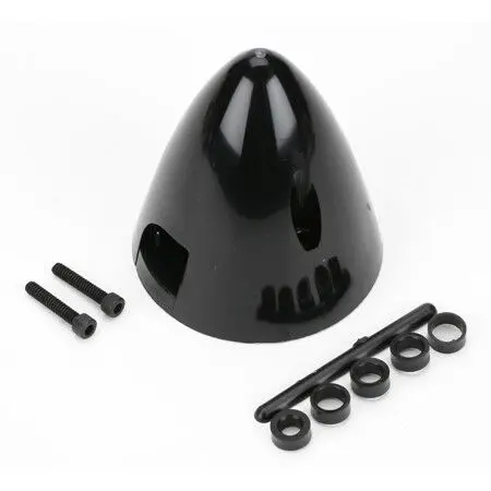4 Pin Spinner,2-3/4 Black 1