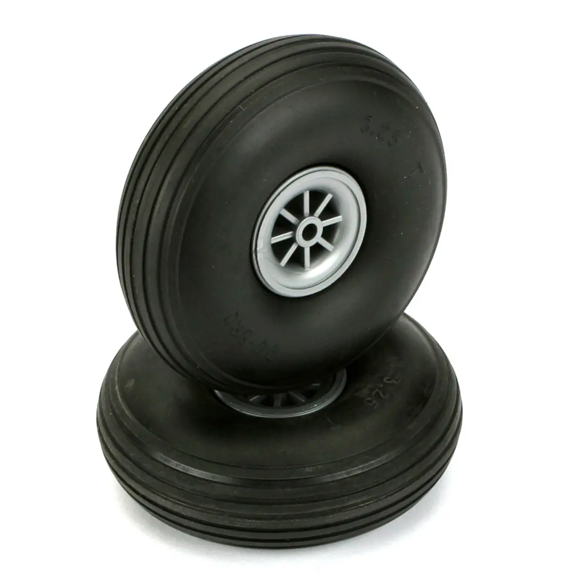 Treaded Wheels,3-1/4 In 1