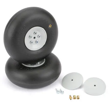 Du-Bro 400Rv Big Wheels – 4" Rc Airplane Wheels (2-Pack) For Grass & Rough Fields 1
