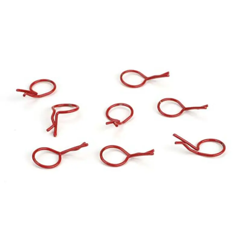 Dynamite Bent Body Clips (Red) (8) 1
