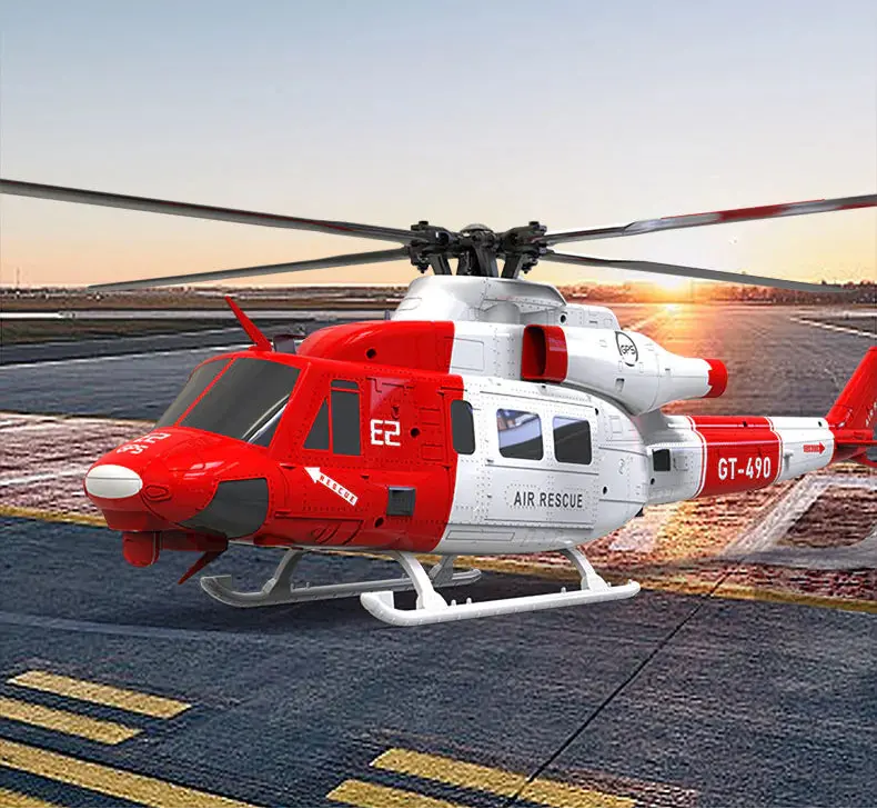 Goosky E2 Uh-1Y Air Rescue Gps Helicopter - Rtf With Carrying Case 2