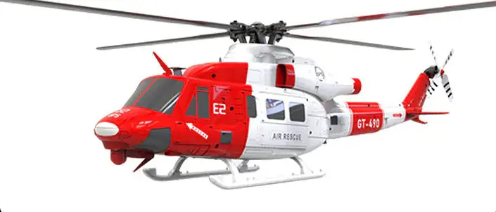 Goosky E2 Uh-1Y Air Rescue Gps Helicopter - Rtf With Carrying Case 1