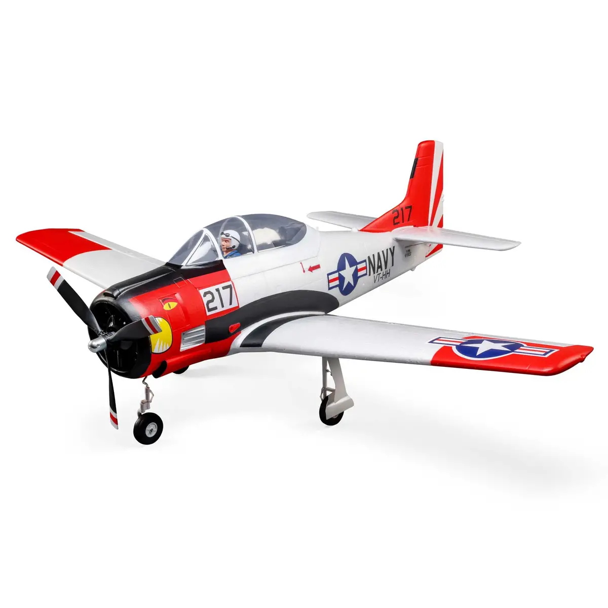 E-Flite T-28 Trojan 1.2M With Smart Bnf Basic 1
