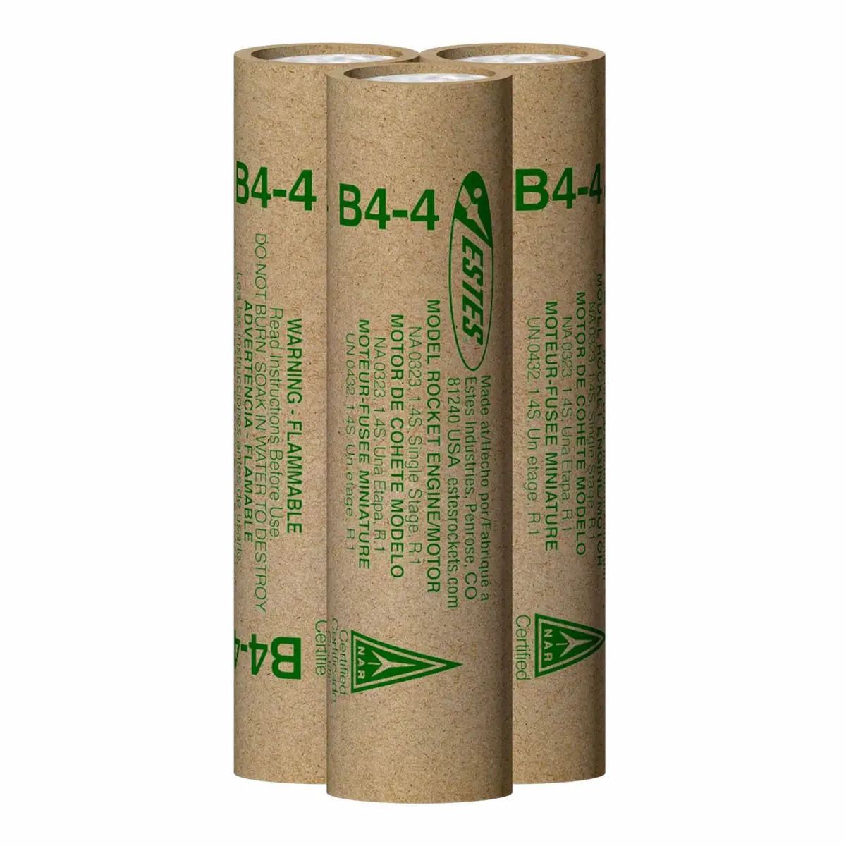 Estes Model Rocket Engine B4-4 Standard Engine (3) 1