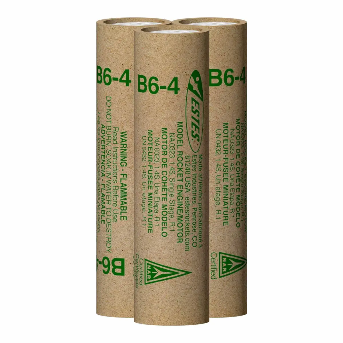 Estes Model Rocket Engine B6-4 Standard Engine (3) 1