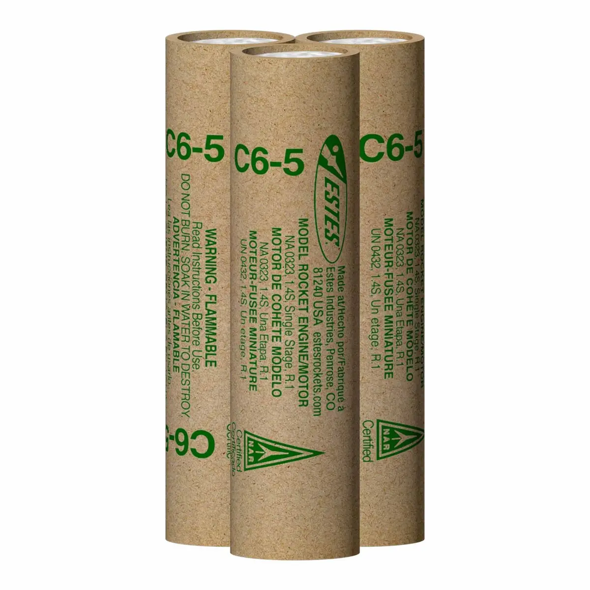 Estes Model Rocket Engine C6-5 Standard Engine (3) 1