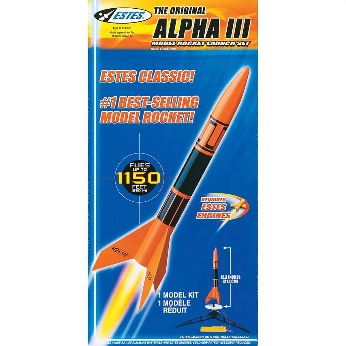 Estes Alpha Iii Launch Set E2x Easy-To-Assemble 1