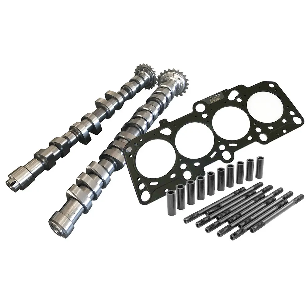 Spa Turbo 252 / 260 High Performance Camshaft Set + Set Forged Head Studs + Decompression Mls Head Gasket For Vw/Audi 1.8L 20V 1