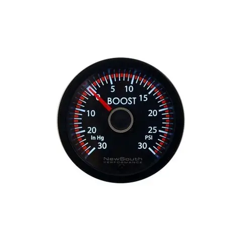 Newsouth Mk6 Boost Gauge (White/Red) 1