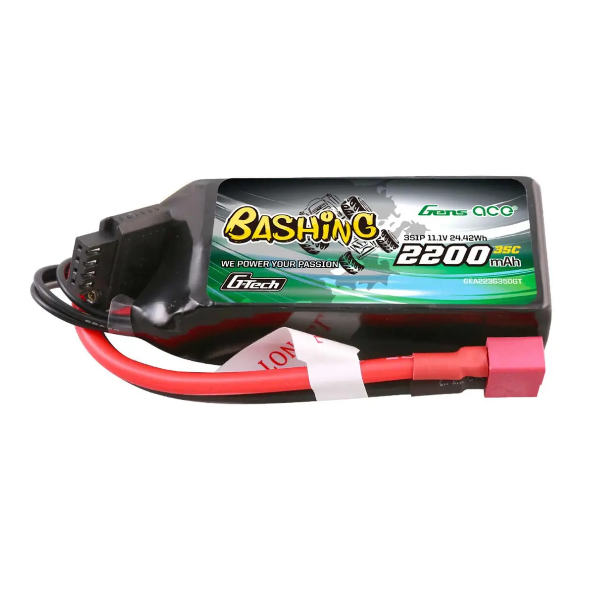 11.1V 2200Mah 3S 35C G-Tech Lipo: Deans 1