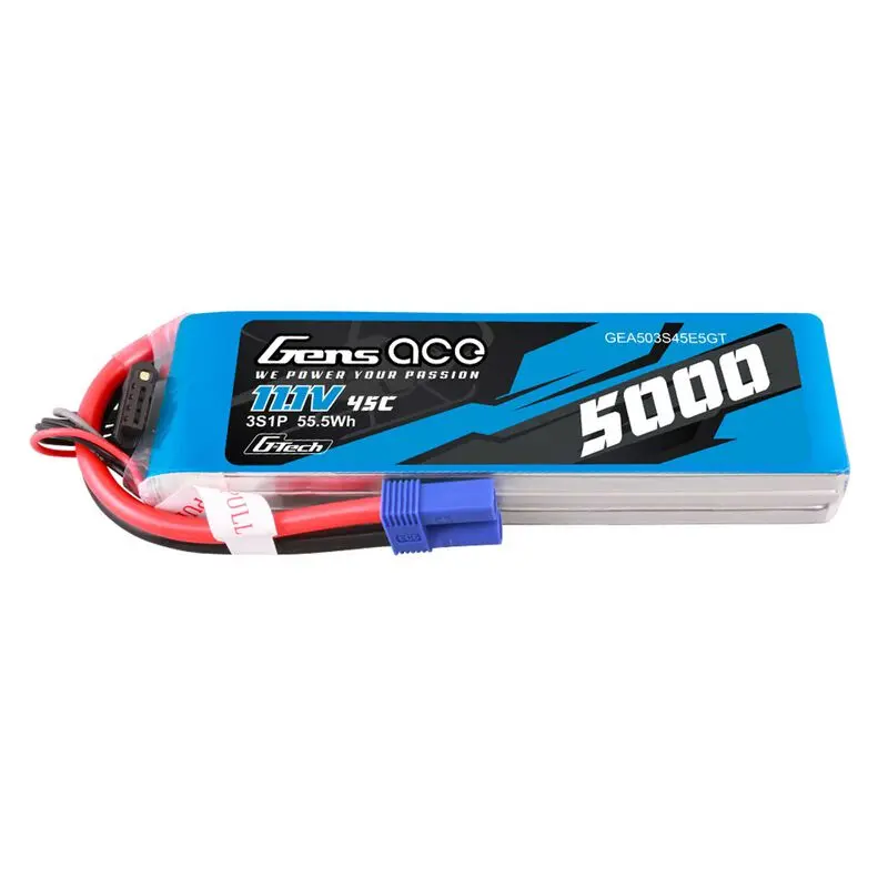 5000Mah 11.1V 45C 3S1p G-Tech Lipo Battery Pack 1