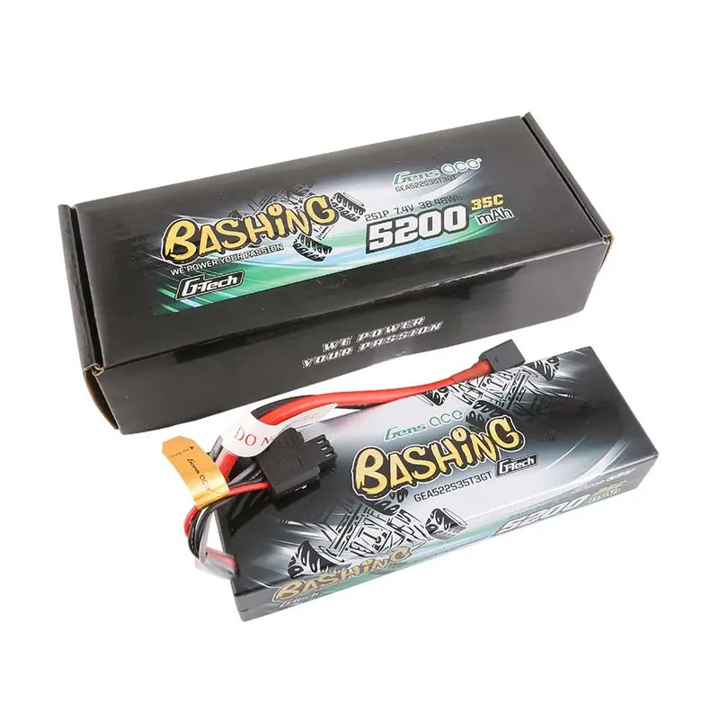 G-Tech 5200Mah 7.4V 2S1p 35C Car Lipo Hardcase Ec3 1
