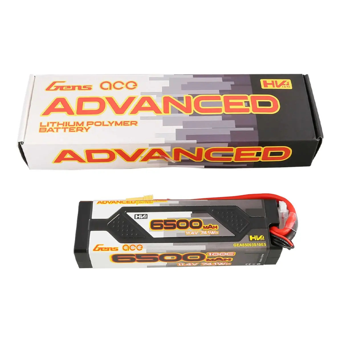 6500Mah 11.4V 3S1p Hv 100C Battery With Ec5 1