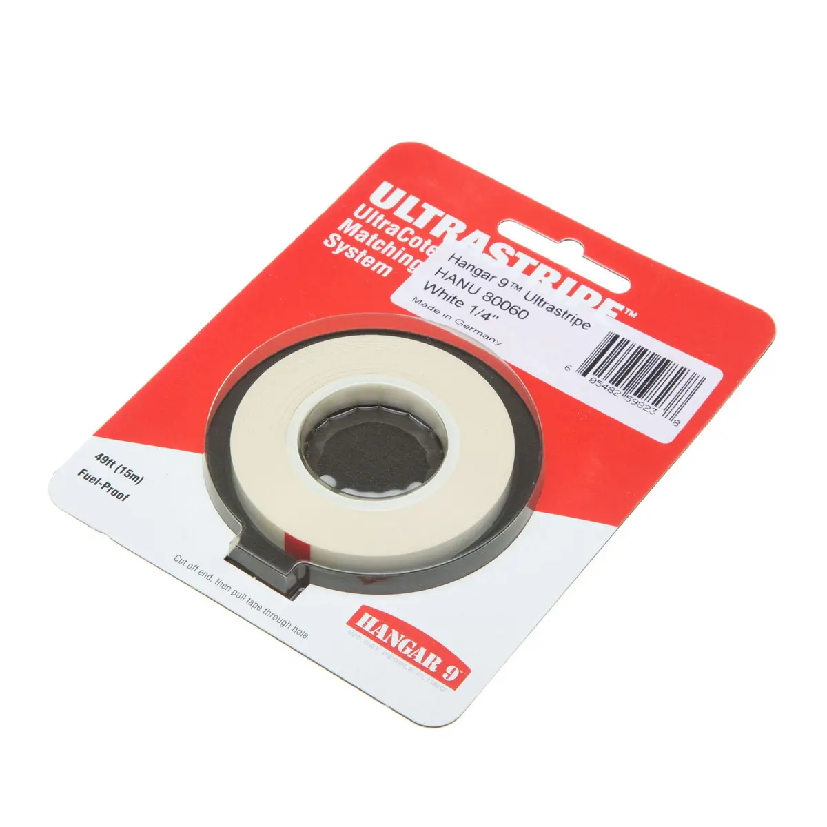 Ultrastripe 1/4" White Trim Tape – Self-Adhesive Vinyl Striping [Hanu80060] 1