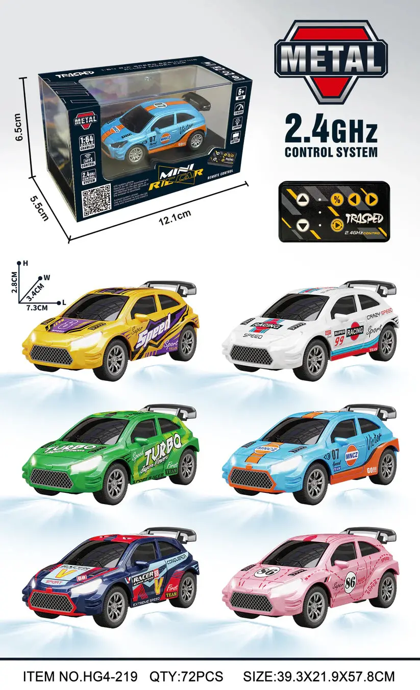 Rc Pro 1:64 R/C Racing Car With App Control Hg4-219 1