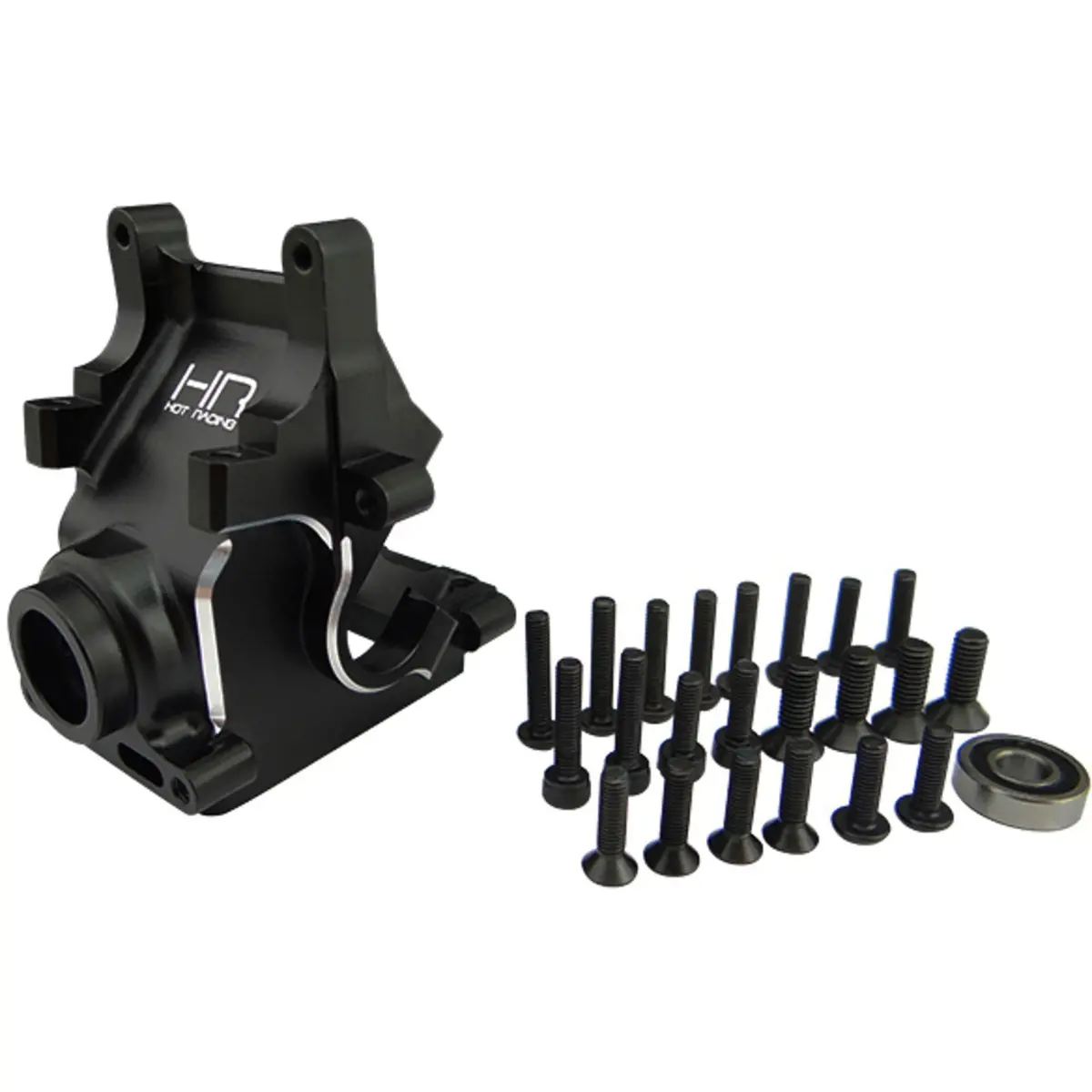 Hot Racing Arrma Kraton/Outcast Aluminum Gearbox Case Bulkhead (Black) 1