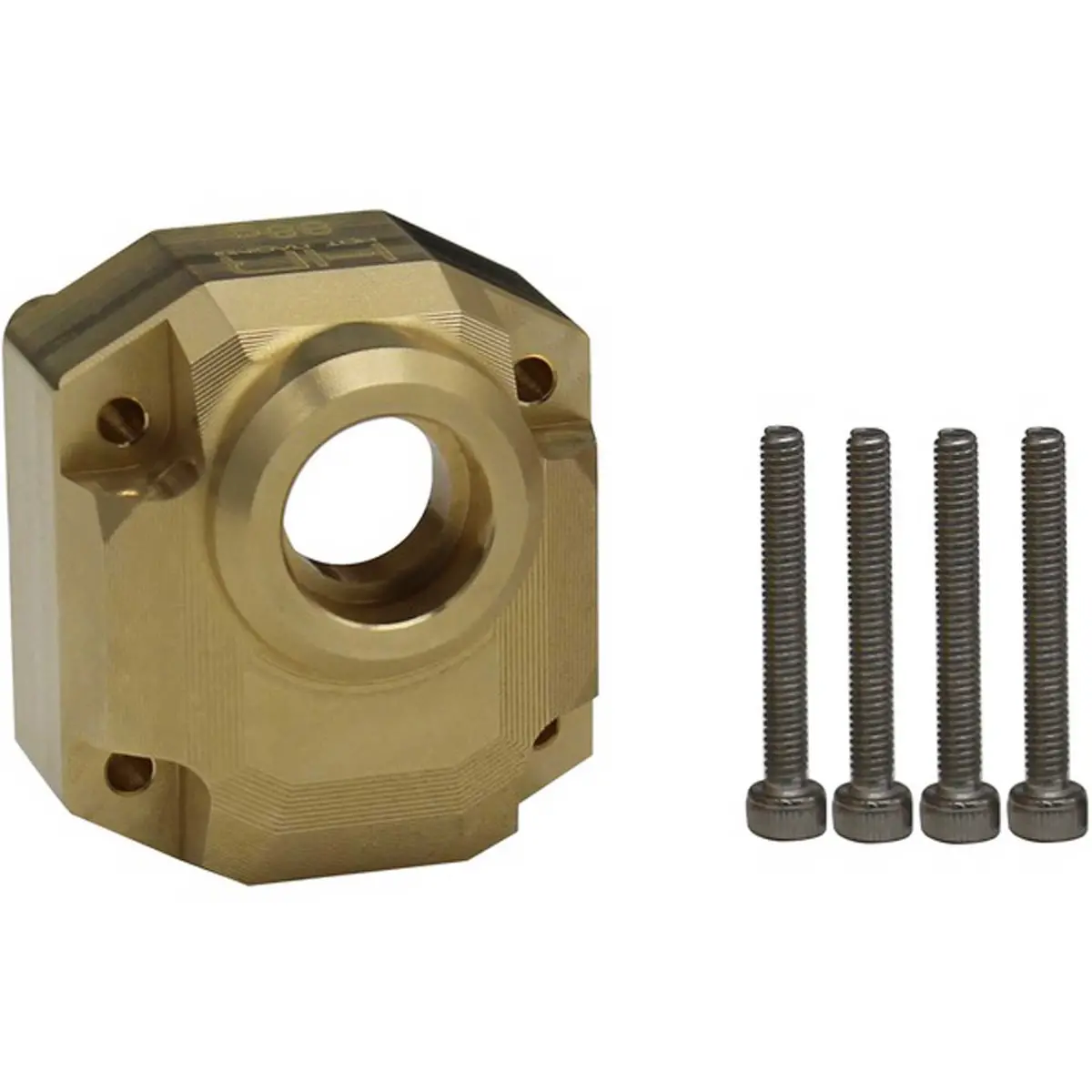 Hot Racing Brass 88G Currie F9 Portal Axle 3Rd Member: Axial Utb 1