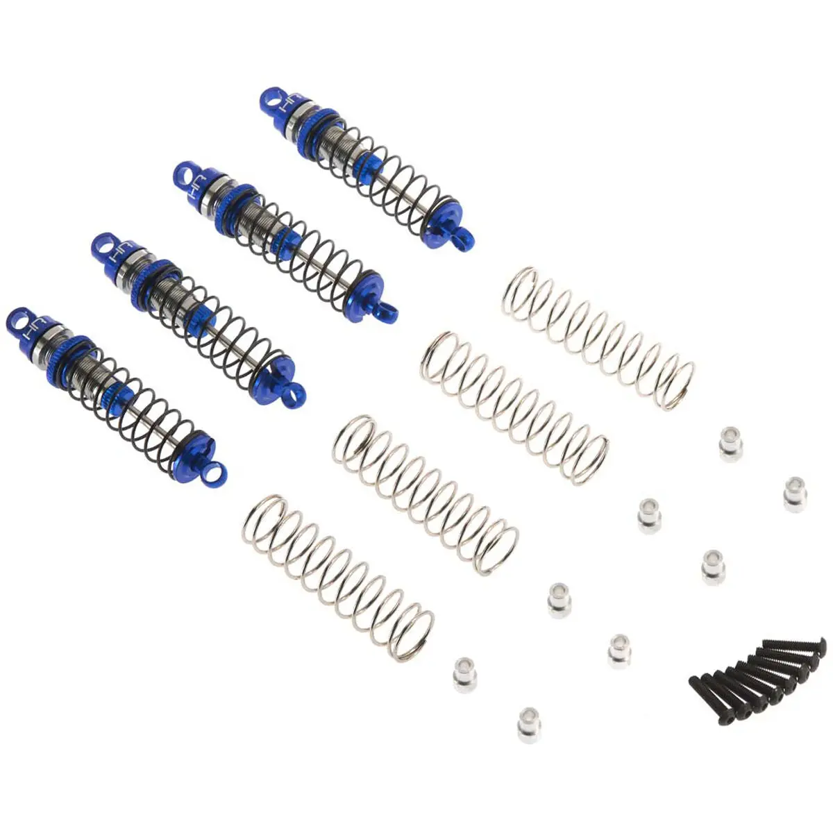 Hot Racing Threaded Aluminum Shocks (Blue 1