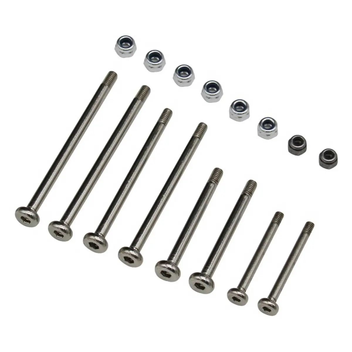 Hot Racing Traxxas® Slash® Hardened Chrome Plated Steel Hinge-Pin Set 1