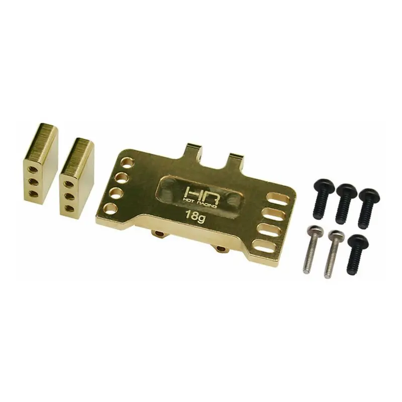 Hot Racing Brass Reefs Emax Savox Servo Mount Scx24 1
