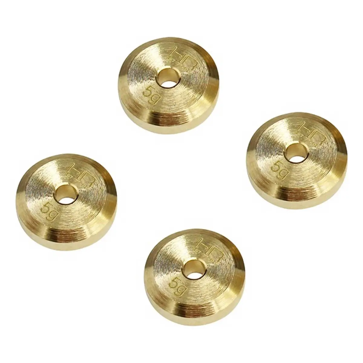 Hot Racing Scx24+4Mm Steel Axles Brass Weight 2