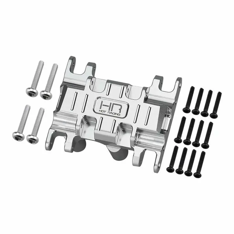 Hot Racing Hard Anodized Center Gear Box Mount - Scx30 1