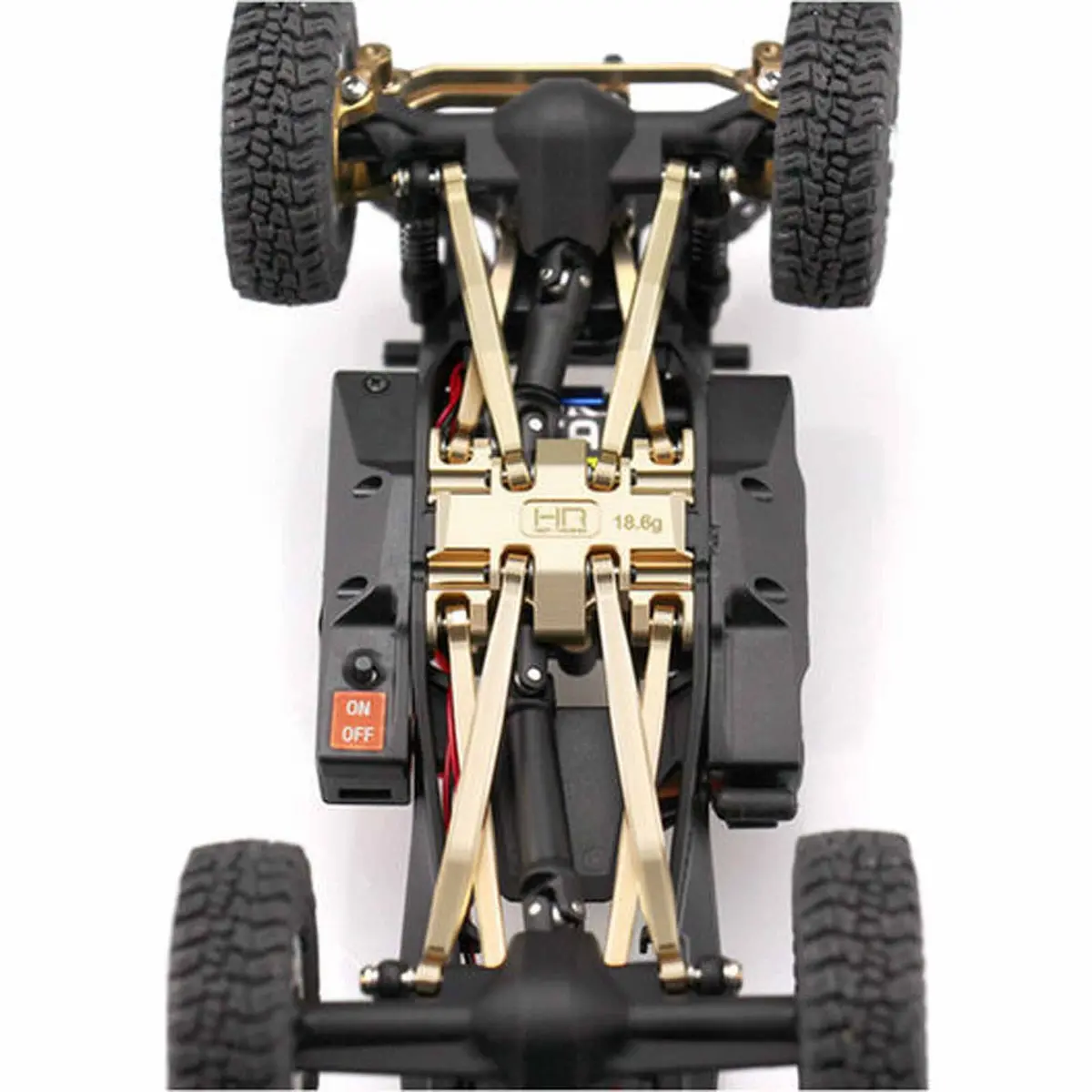 Brass Center Gear Box Mount - Scx30 2