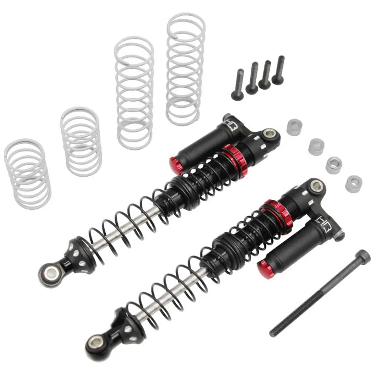 Hot Racing  100Mm Aluminum Piggyback Shocks Adjustable 1
