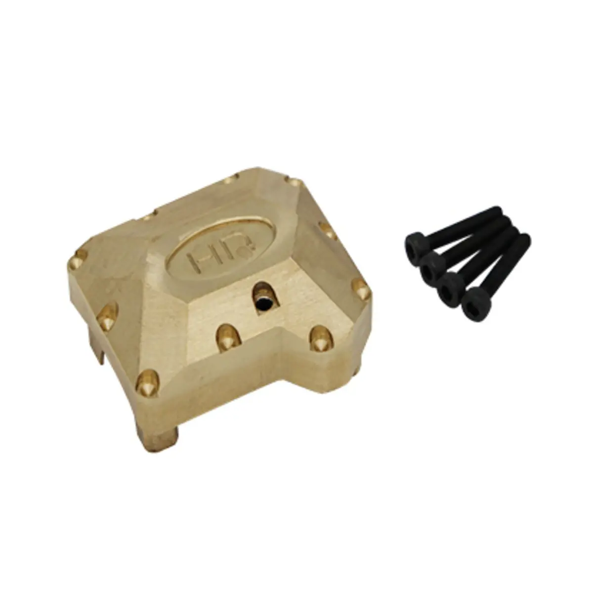Hot Racing Traxxas® Trx-4 Brass Heavy Metal Axle Diff Cover 1