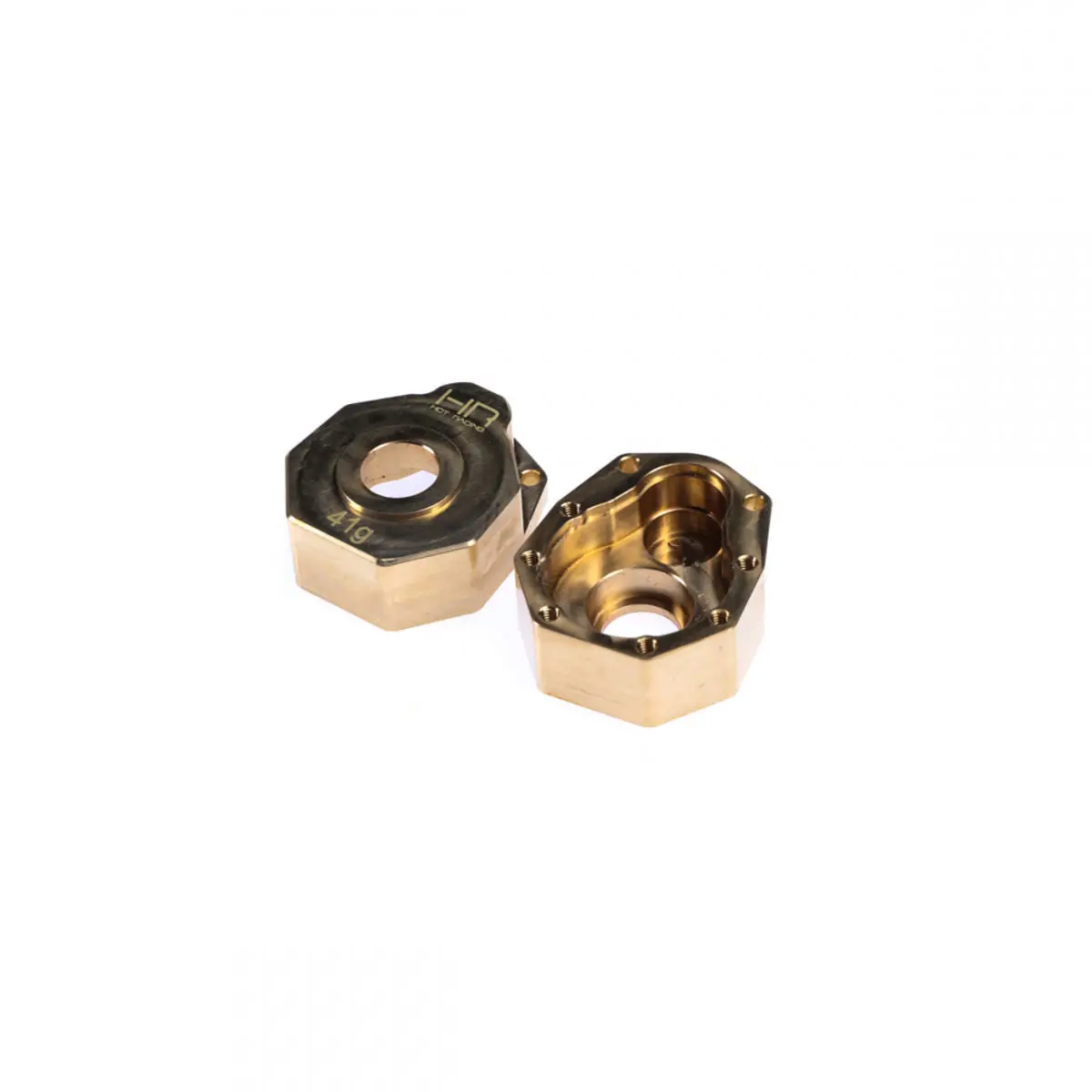 Hot Racing Traxxas® Trx-4 Brass Heavy Metal Knuckle Portal Cover (2) 1