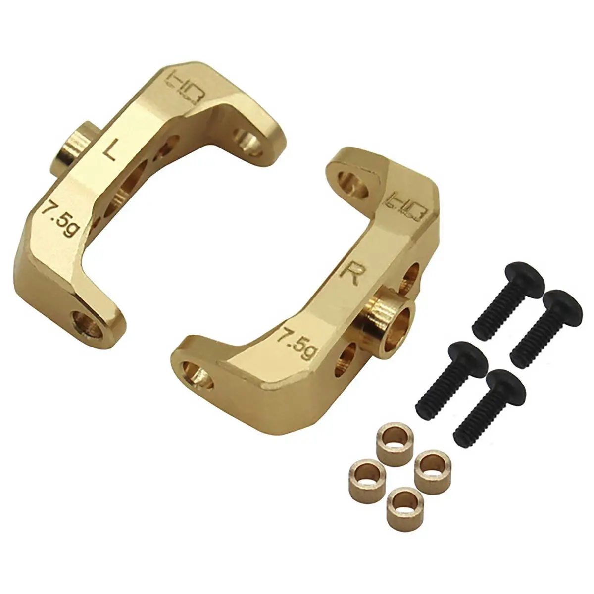 Hot Racing Brass 7.5G Bearing C-Hubs Trx4-M 1