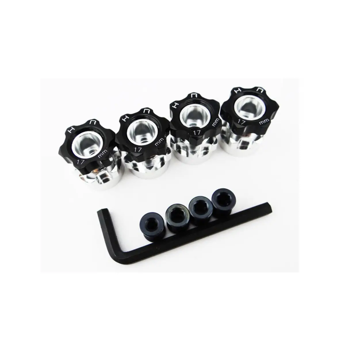 Hot Racing 12Mm To 17Mm Hex Hub Adapters – Wheel Conversion Set [Hrawh17hs01] 1