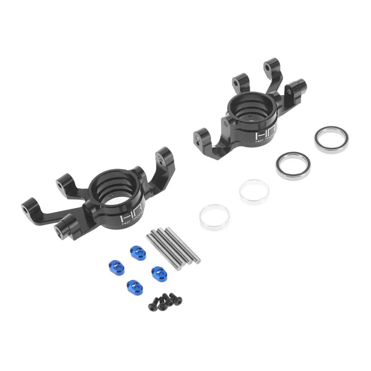 Hot Racing Traxxas® X-Maxx® Aluminum Steering Blocks (Black) | Hraxmx2101 1