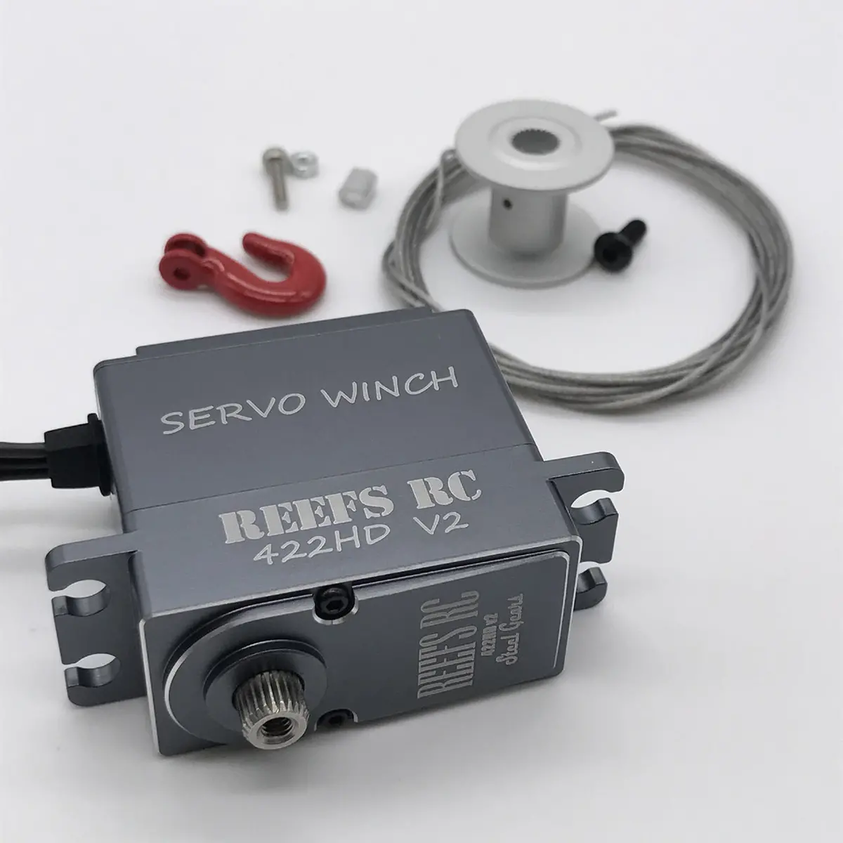 Reefs Rc 422Hdv2 Servo Winch High Torque Digital Coreless W/ Built In Preprogrammed Winch Controller 1