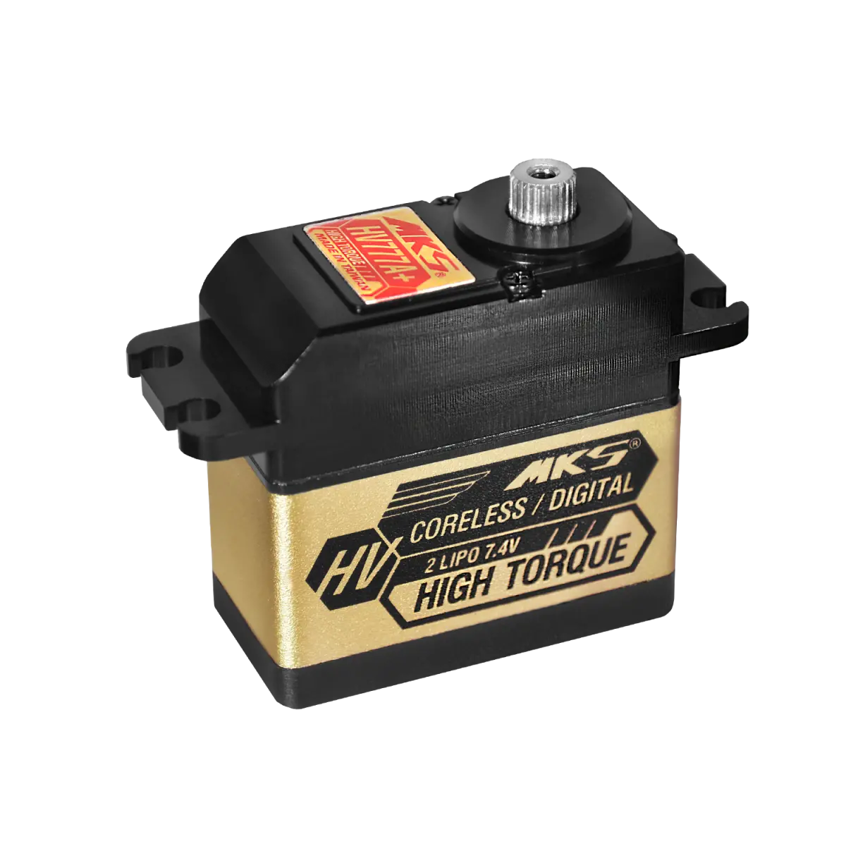 Hv777a+ Mks Coreless Titanium Gear High Torque Digital Servo (High Voltage) 1