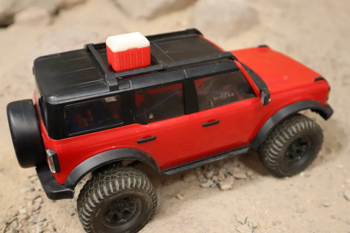 1/10 Scale Red Cooler – Trail Accessory For Rc Crawlers & Scale Builds 1