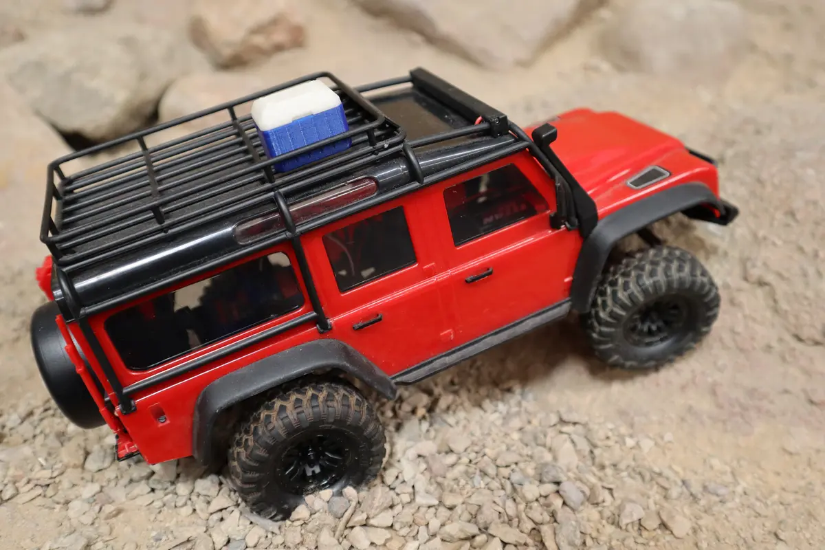1/18 Scale Blue Cooler – Trail Accessory For Rc Crawlers & Scale Builds 1