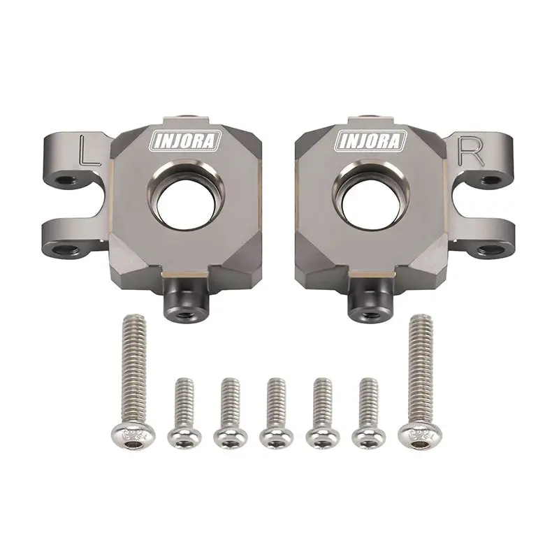 Injora 11G/Pcs Brass Steering Knuckles For 1/18 Trx4m (2) (4M-04) 1