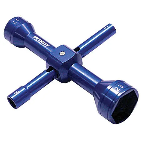 Quad Hex Socket Wrench 7,8,17, 1