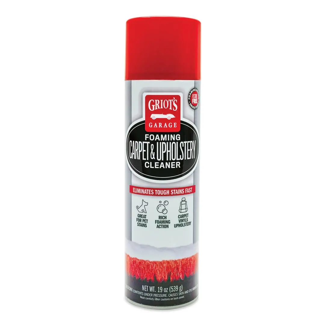 Griots Garage Foaming Carpet & Upholstery Cleaner 19Oz 11298 1