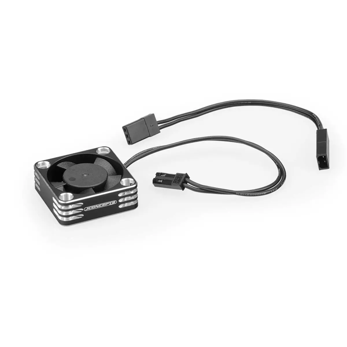 High-Flow 30X30x10mm Aluminum Cooling Fan, Black 1