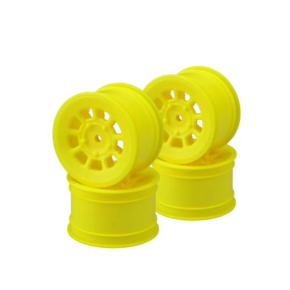 9 Shot 2.2" Rear Wheel (Yellow) - 4Pc 1
