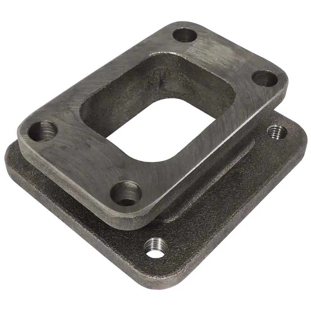 T3 For T4 Cast Iron Flange Turbocharger/Turbo Manifold Adapter/Conversion 1