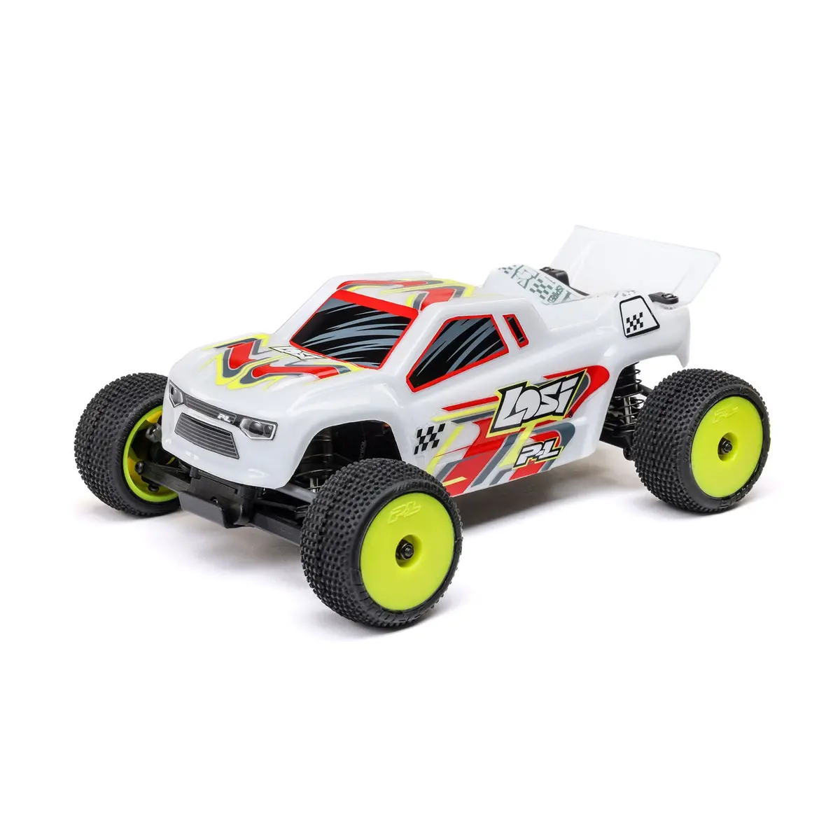 Losi 1/28 Micro-T 2S 2Wd Rtr Stadium Truck (Battery & Charger Included), White 1