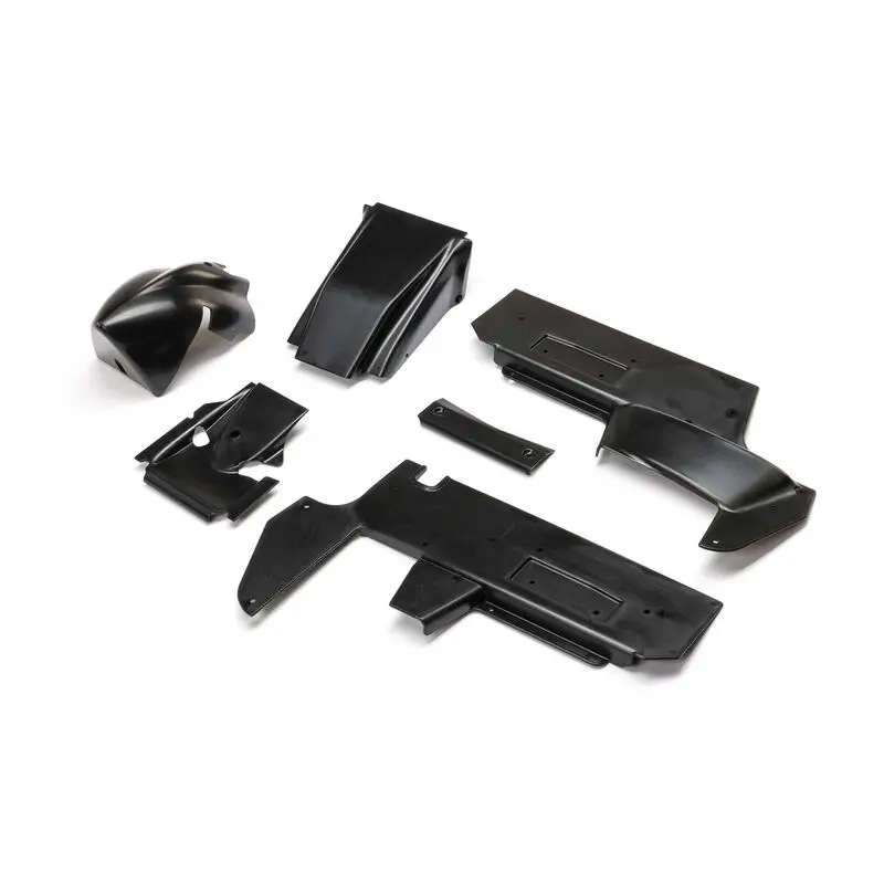Body Panel Set, Black: 22S Sprint Car 1