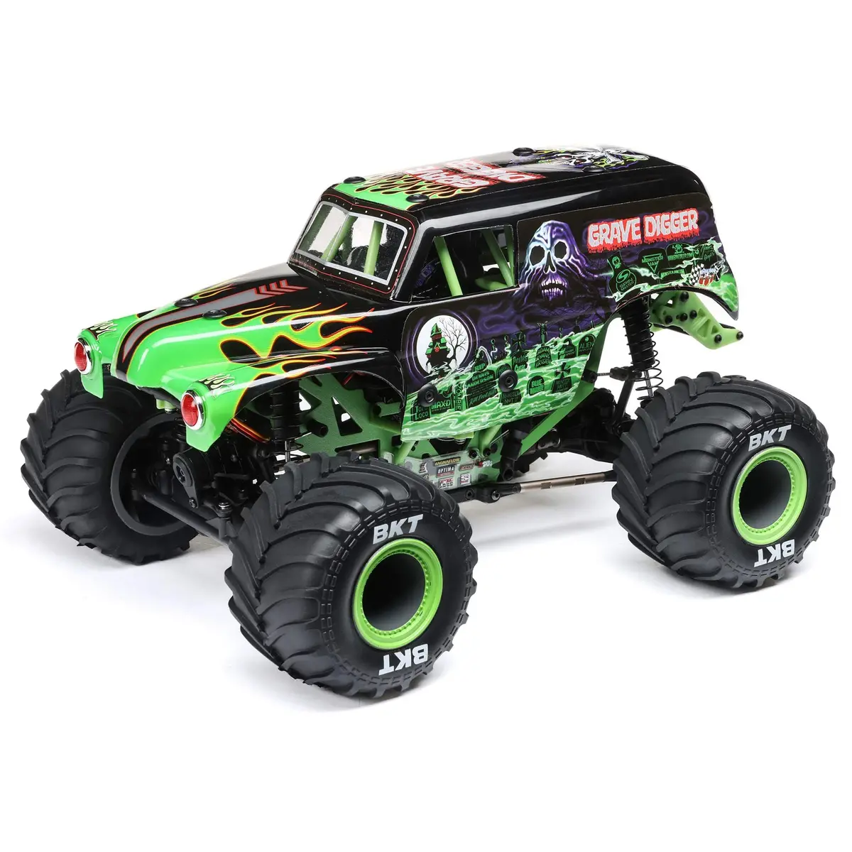 Losi 1/18 Mini Lmt 4Wd Grave Digger Monster Truck Brushed Rtr 1