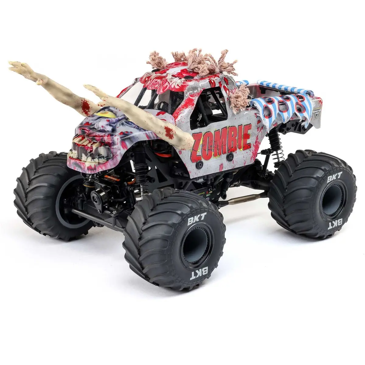 Losi 1/18 Mini Lmt Zombie 2S 4X4 Rtr Brushed Monster Truck 1