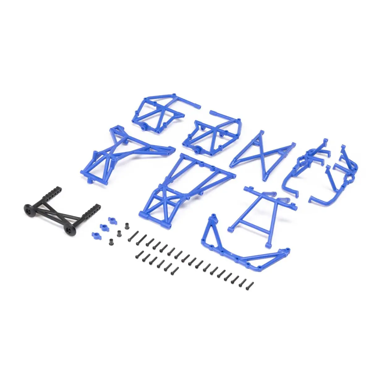 Losi Cage Set Complete, Blue: Mini Lmt 1
