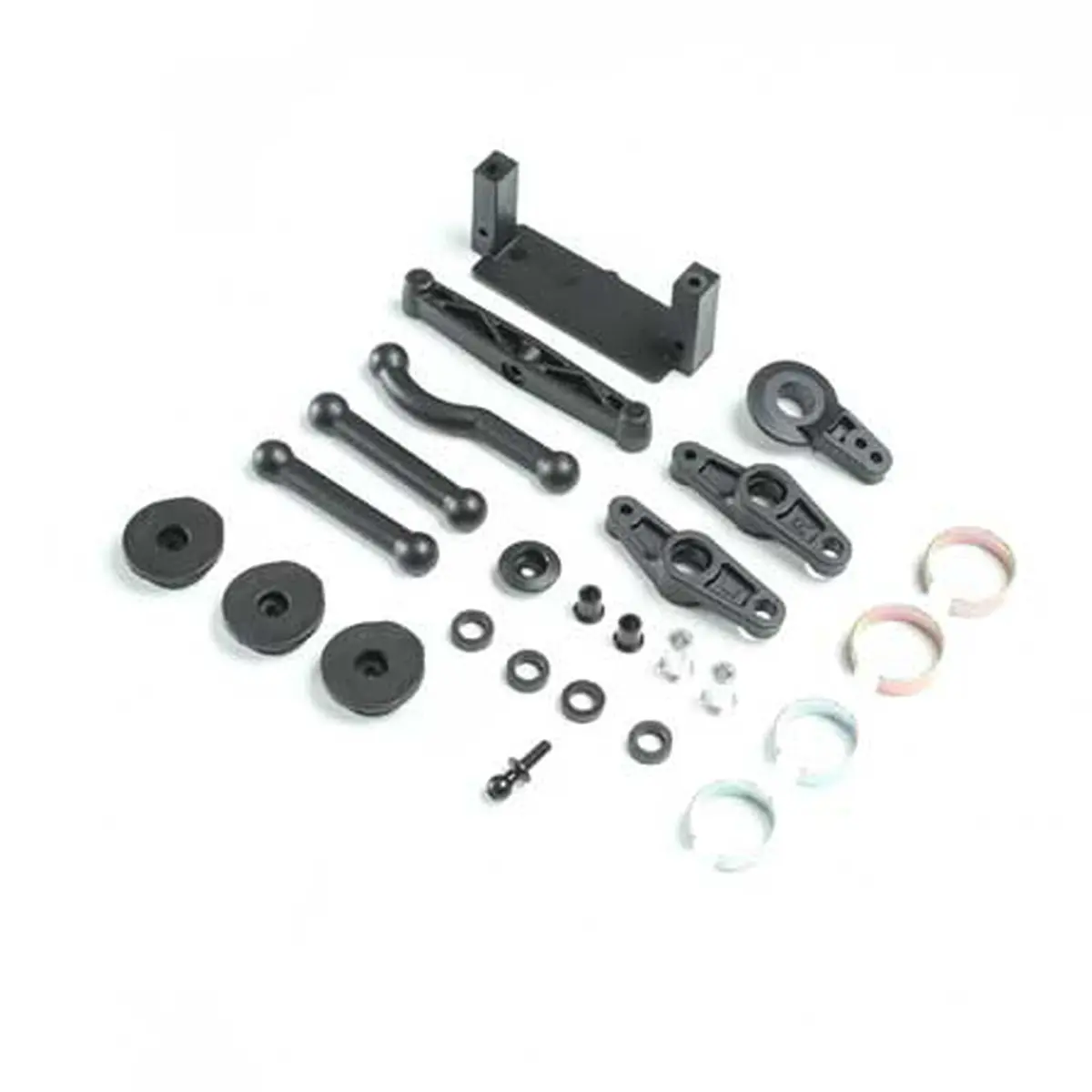 Losi Steering Bellcrank, Servo Saver & Mounts: V100 1